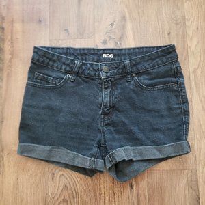 BDG Black Denim Shorts